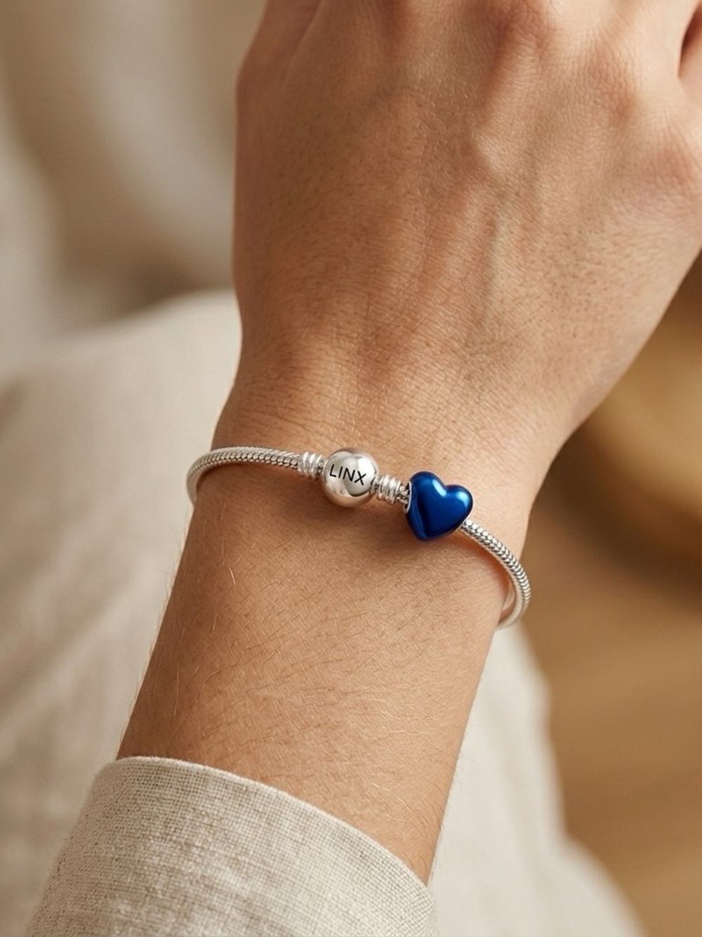 Blue Heart Charm